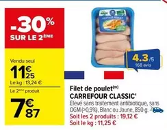 Carrefour - Filet De Poulet Classic'