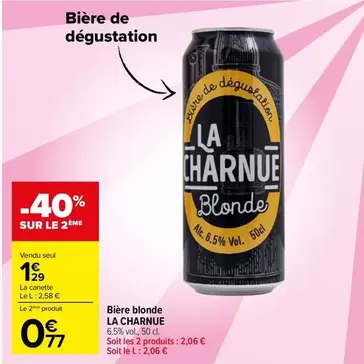 La Charnue - Bière Blonde