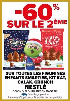 Nestlé : Figurines Enfants Smarties, Kit Kat, Calak, Grunch - Promotion Spéciale