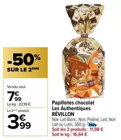 Révillon - Papillotes Chocolat Les Authentiques