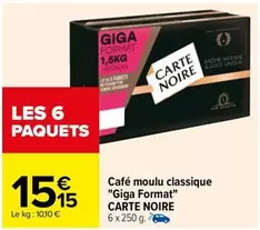 Carte noire - Café Moulu Classique "giga Format"