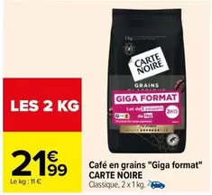 Carte noire - Café En Grains "giga Format"