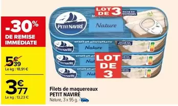 Petit navire - Filets De Maquereaux