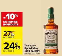 Jack Daniel's - Tennessee Rye Whiskey