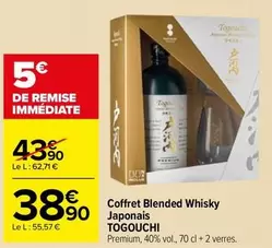 togouchi - coffret blended whisky japonais