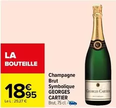 brut - champagne  symbolique