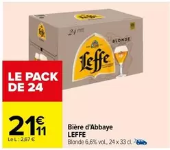 leffe - bière d'abbaye