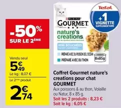 Tefal - Coffret Gourmet Nature's Creations Pour Chat : Savourez des repas sains et raffinés pour votre félin avec ce coffret exceptionnel.