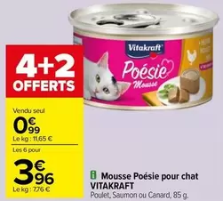 vitakraft - mousse poésie pour chat