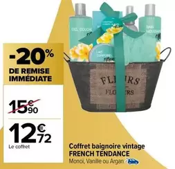 french tendance - coffret baignoire vintage