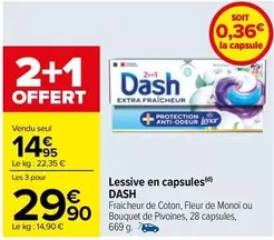 dash - lessive en capsules