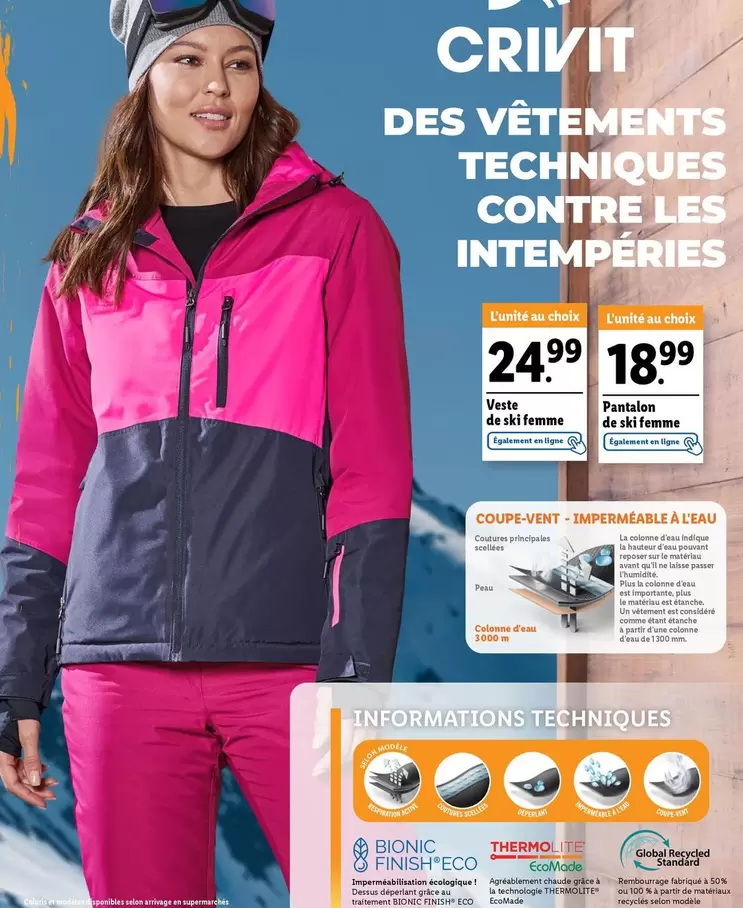 Finish - Veste offre à 24,99€ sur Lidl