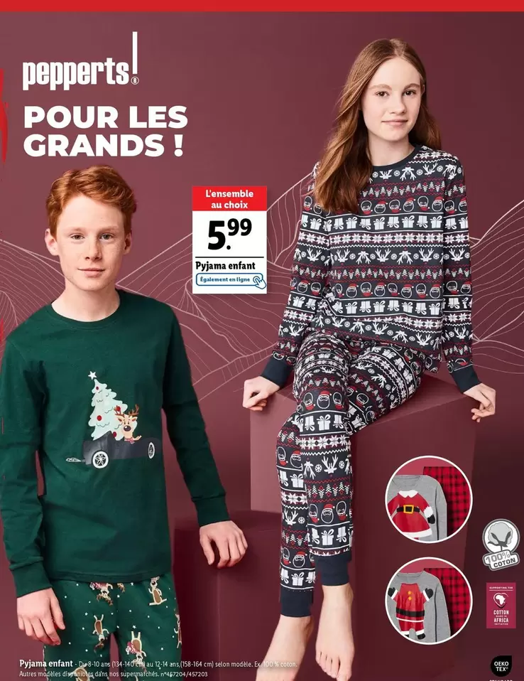 Pyjama Switch offre à 5,99€ sur Lidl