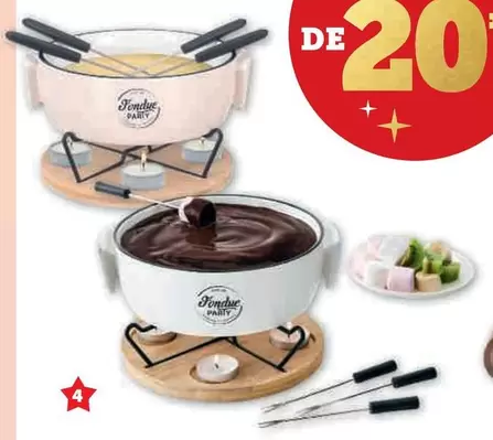 Service A Fondue Chauffe Plat offre à 17,99€ sur Super U