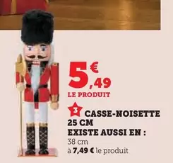 Casse-Noisette 25 Cm offre à 5,49€ sur Super U