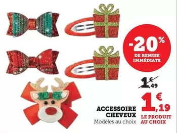 Accessoire Cheveux offre à 1,19€ sur Super U