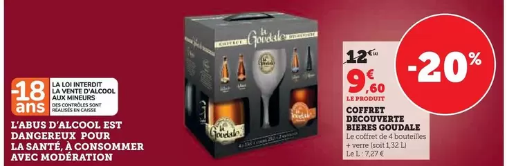 Brasserie Goudale - Coffret Découverte Bieres offre à 9,6€ sur Super U