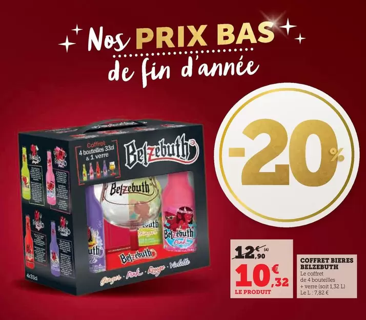 Belzebuth - Coffret Bieres offre à 10,32€ sur U Express