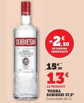 Sobieski - Vodka 37,5° offre à 13€ sur U Express