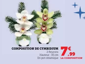 Composition De Cymbidium offre à 7,99€ sur U Express