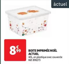 Actuel - Boite Imprimée Noël offre à 8,99€ sur Auchan Hypermarché