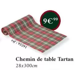 Chemin De Table Tartan offre à 9,99€ sur Jour de Fête