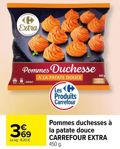 Carrefour - Extra Pommes Duchesses À La Patate Douce offre à 3,69€ sur Carrefour Contact