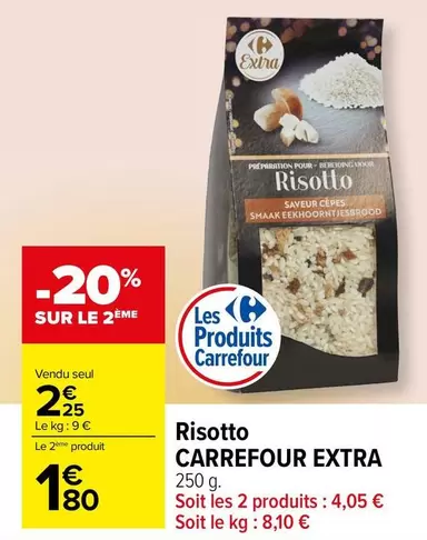 Carrefour - Risotto Extra offre à 2,25€ sur Carrefour Contact