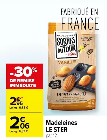 Le Ster - Madeleines offre à 2,06€ sur Carrefour Contact