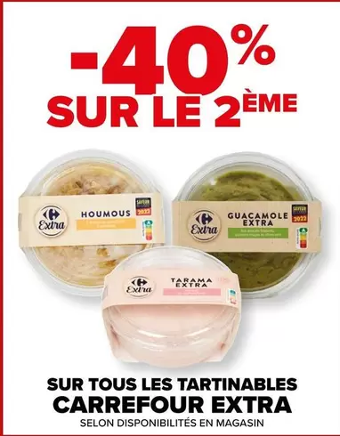 Carrefour - Extra Sur Tous Les Tartinables offre sur Carrefour Contact