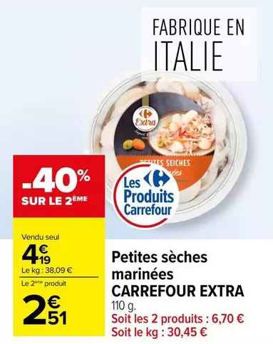 Carrefour - Petites Sèches Marinées offre à 4,19€ sur Carrefour Contact