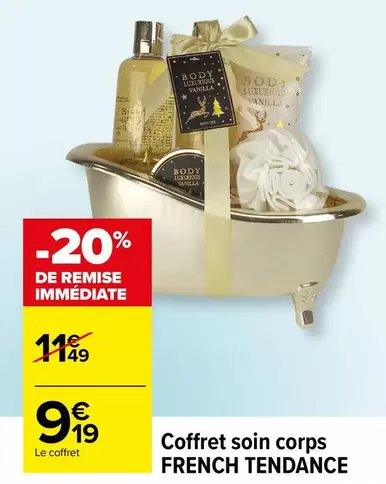 French Tendance - Coffret Soin Corps offre à 9,19€ sur Carrefour Contact