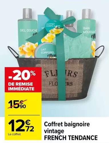 Mon - Coffret Baignoire Vintage offre à 12,72€ sur Carrefour Contact