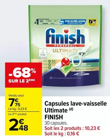 Siemens - Capsules Lave-vaisselle Ultimate offre à 7,75€ sur Carrefour Contact