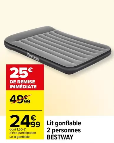 Bestway - Lit Gonflable 2 Personnes offre à 24,99€ sur Carrefour Contact