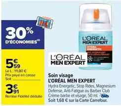 l'oréal - soin visage men expert