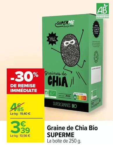 Superme - Graine De Chia Bio