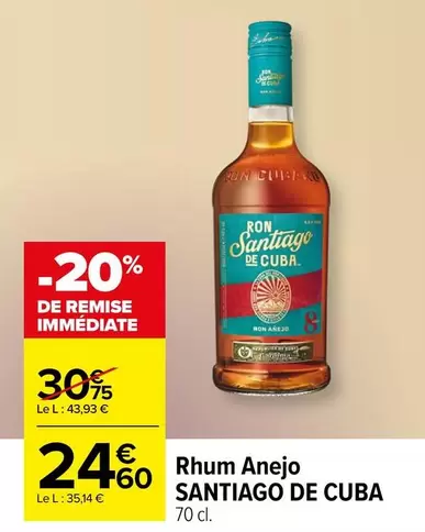 Santiago De Cuba - Rhum Anejo