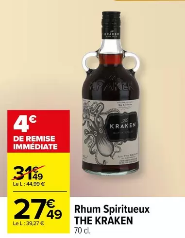 The Kraken - Rhum Spiritueux