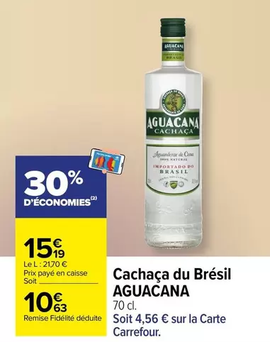 aguacana - cachaça du brésil