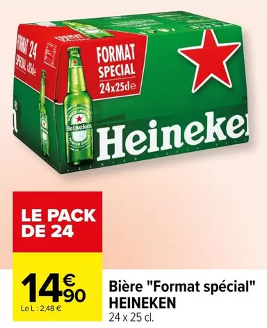 heineken - bière "format spécial"