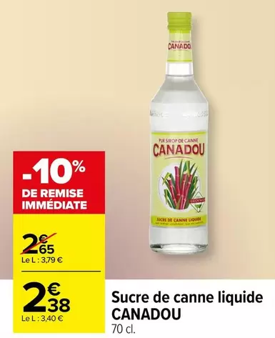 Canadou - Sucre De Canne Liquide