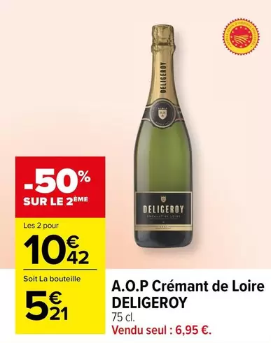 Deligeroy - A.o.p Crémant De Loire