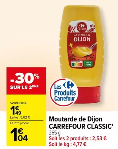 Carrefour - Moutarde De Dijon