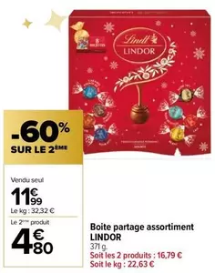 Lindt - Boîte Partage Assortiment