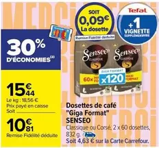 Senseo - Dosettes De Café "giga Format"