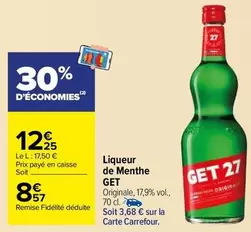 carrefour - liqueur de menthe