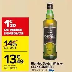 clan campbell - blended scotch whisky