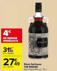 The Kraken - Rhum Spiritueux