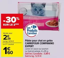 Carrefour - Pâtée Pour Chat En Gelée